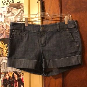 Lacoste denim shorts